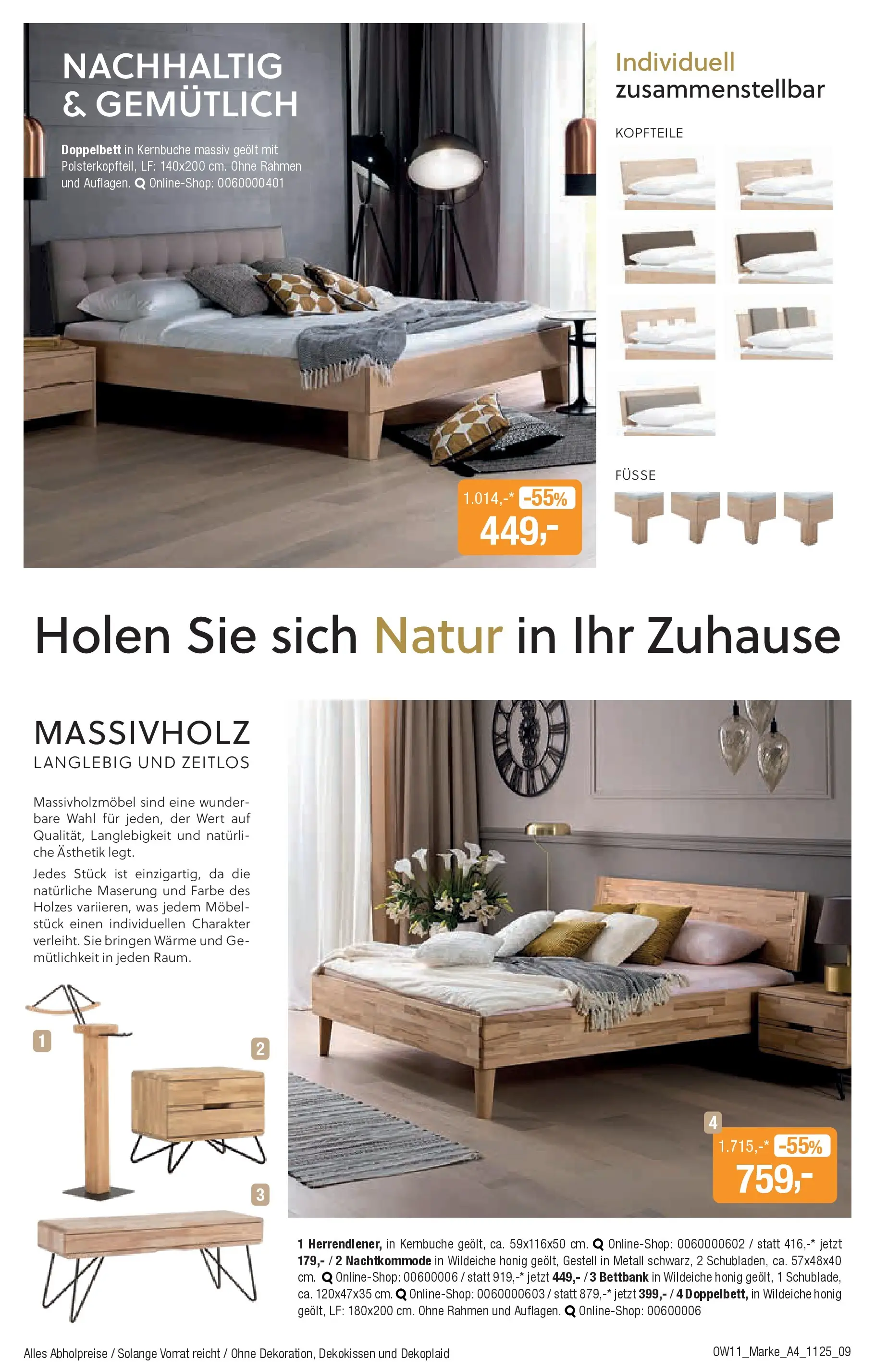 Entdecke - Traumhaft schlafen (ab 22.10.2025) zum Blättern | Seite: 9 | Produkte: Doppelbett