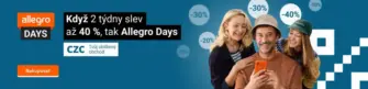 Když 2 týdny slev až 40%, tak Allegro Days