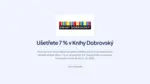 Moneta Money Bank Ušetřete 7 % v Knihy Dobrovský – do 31.10.2025