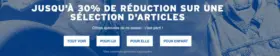 Jusqu’à 30% de réduction sur une sélection d'articles