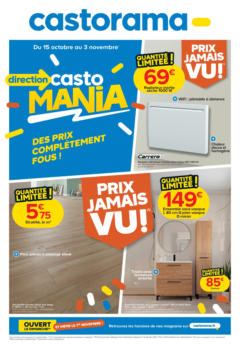 Castorama - Prévisualisation de Castorama - Des prix complètement fous ! valide à partir de 14.10.2025 Castorama - Prévisualisation de Castorama - Des prix complètement fous ! valide à partir de 14.10.2025