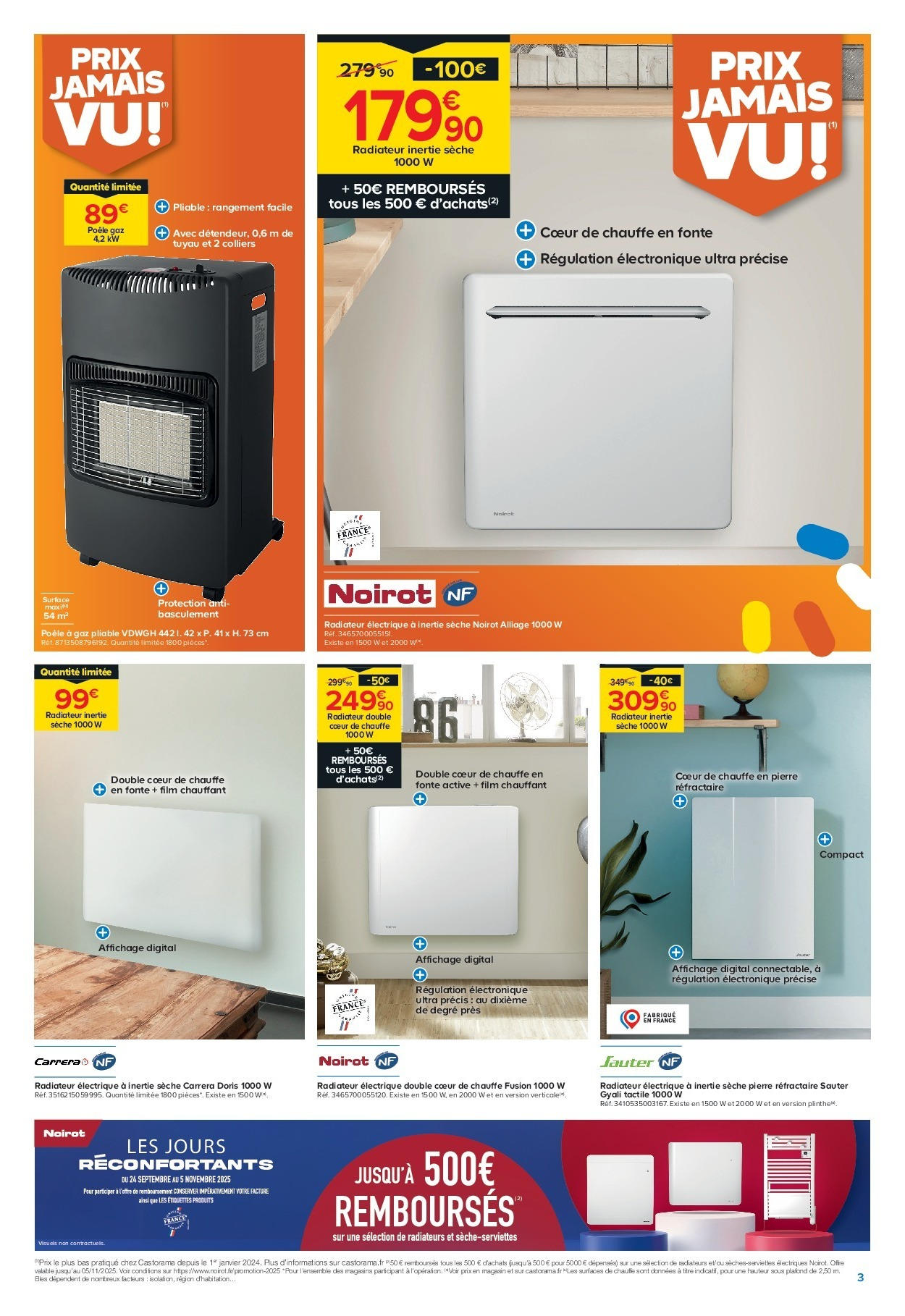 Castorama - Des prix complètement fous ! à partir du 14/10/2025 - promo en ligne | Page: 3 | Produits: Poêle, Tuyau, Radiateur