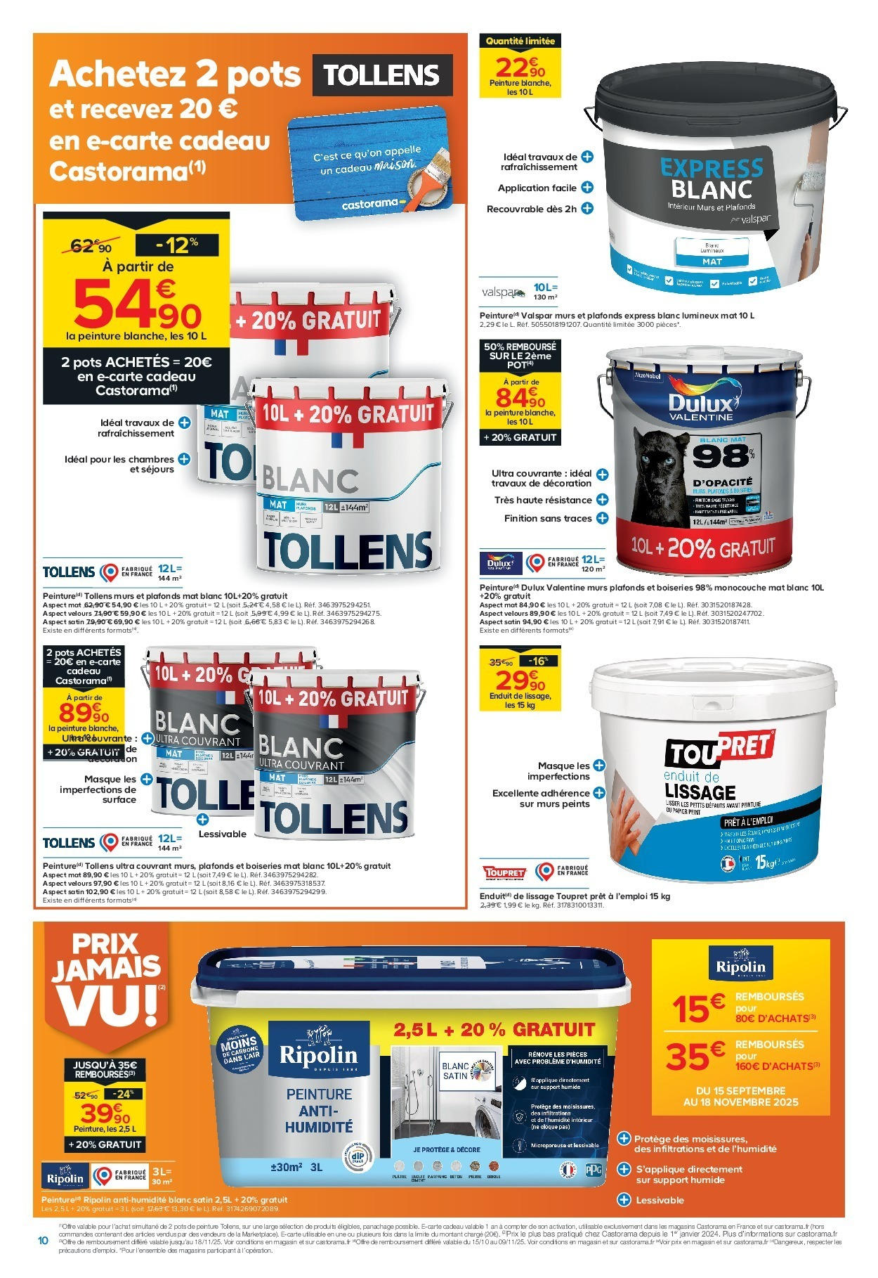 Castorama - Des prix complètement fous ! à partir du 14/10/2025 - promo en ligne | Page: 10 | Produits: Clé, Masque, Papier peint