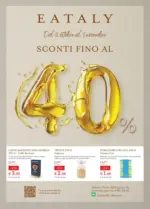 Eataly SCONTI FINO AL 40% - al 05.11.2025