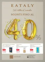 Eataly SCONTI FINO AL 40% - al 05.11.2025