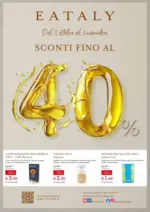 Eataly SCONTI FINO AL 40% - al 05.11.2025