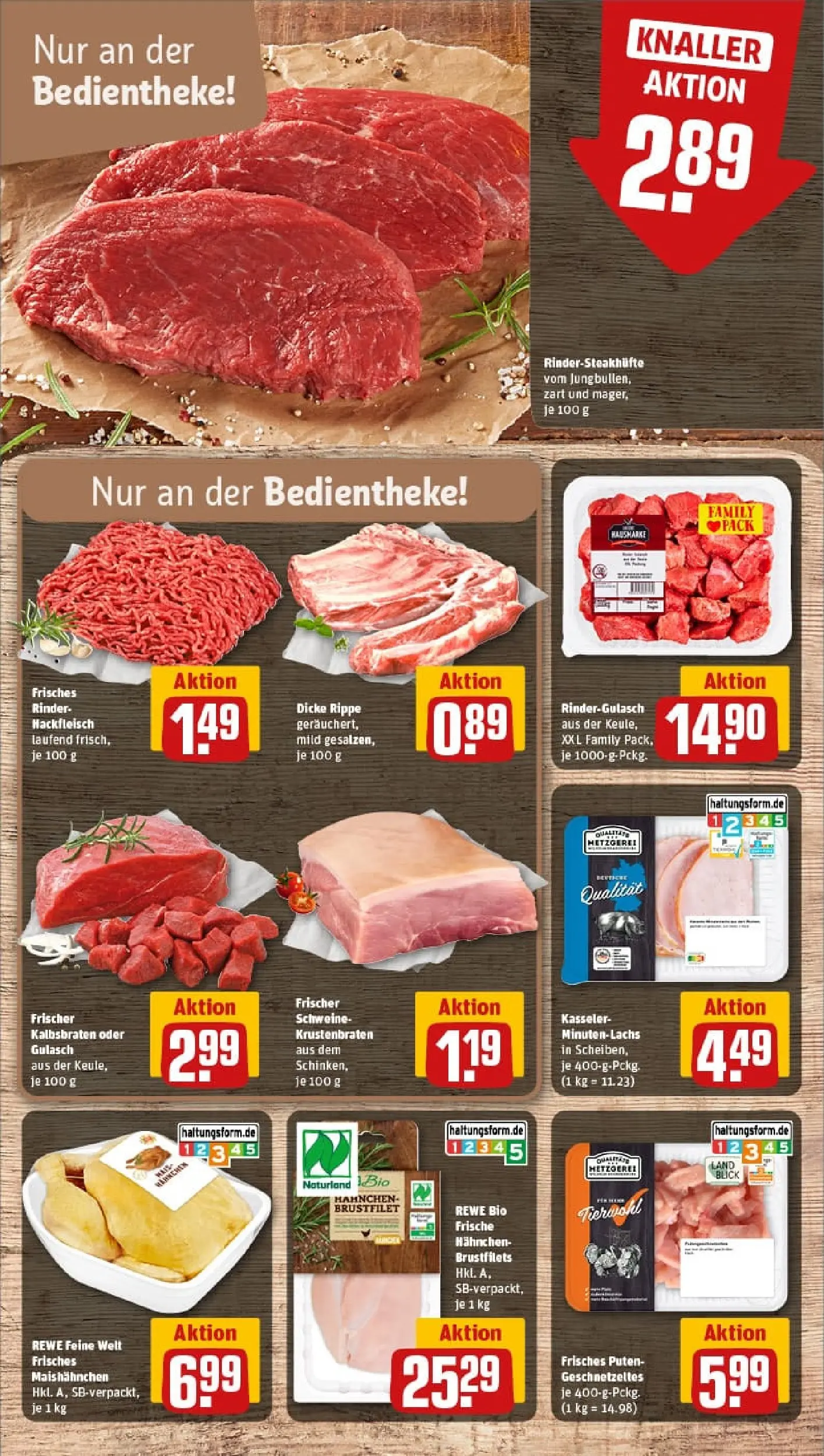 REWE Prospekt ab 13.10.2025 zum Blättern » Angebote | Seite: 10 | Produkte: Philadelphia, Rougette ofenkase, Salami, Schinken
