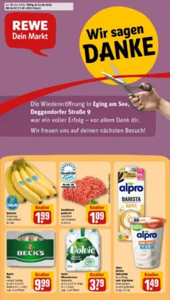 Rewe prospekt Eging Am See	 ab 13.10.2025 gültig