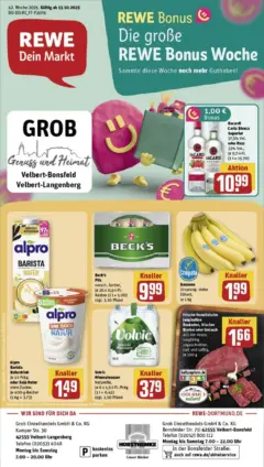 Rewe prospekt Velbert / Langenberg	 ab 13.10.2025 gültig