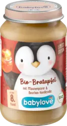 babylove Frucht & Joghurt Bratapfel mit Pflaumenpüree & Vanillesoße, ab dem 8. Monat