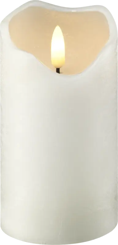Dekorieren & Einrichten LED Stumpen 130/70 mit Timer, weiß