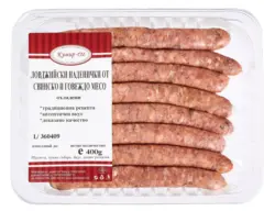 Ловджийски наденички от свинско и говеждо месо