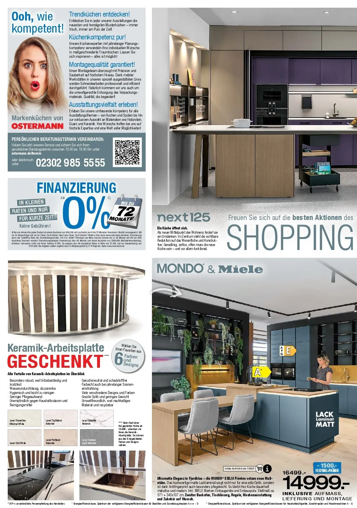 Ostermann - Möbel Ostermann: Neue Möbel wirken Wunder. (ab 07.11.2025) zum Blättern | Seite: 12 | Produkte: Miele, Gewicht, Kuchen, Uhr