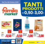 Famila Market TANTI PRODOTTI DA 0,50 a 3,00€ - al 28.10.2025