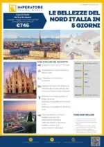 Imperatore Viaggi 2025 Le bellezze del Nord Italia in 5 giorni - al 19.10.2025
