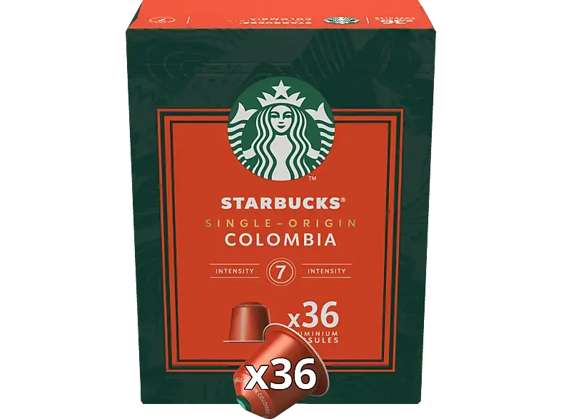 Starbucks Colombia Kaffeekapsel, 36 St&uuml;ck, Kompatibles System: Nespresso