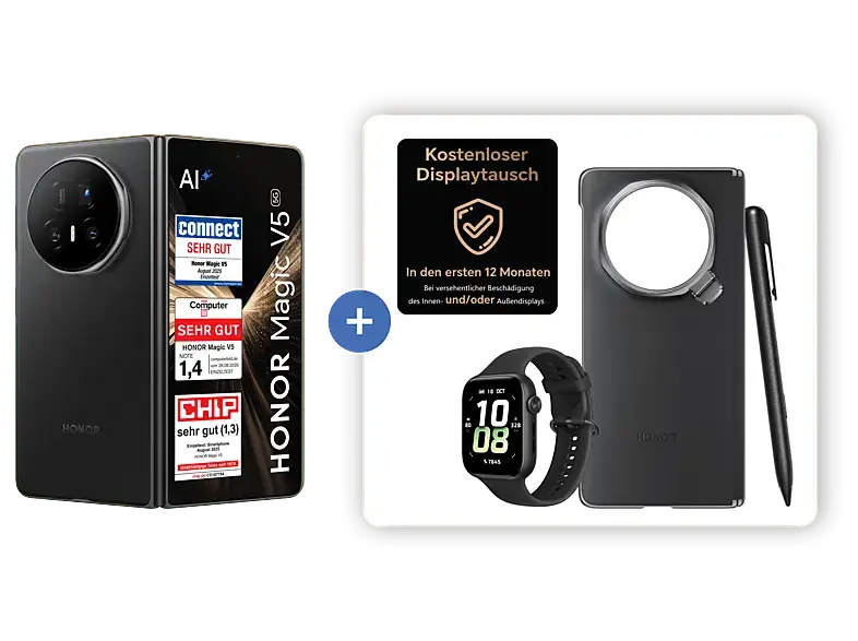 Honor Magic V5 , 512 GB, Black, Dual SIM
