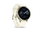 MediaMarkt Garmin Venu 4 Fitness-Smartwatch, 41mm, Beige/Lunargold mit Schnellwechsel-Silikon-Armband - bis 12.09.2026