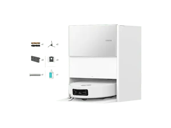 Dreame Aqua10 Ultra Roller Complete Saug- und Wischroboter (Weiß, Laufzeit: 4.5 h)