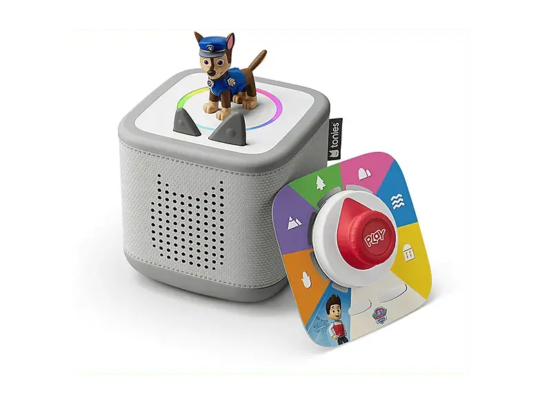 tonies Toniebox 2 Starter Set Play Mondgrau inkl. Paw Patrol Chase Figur
