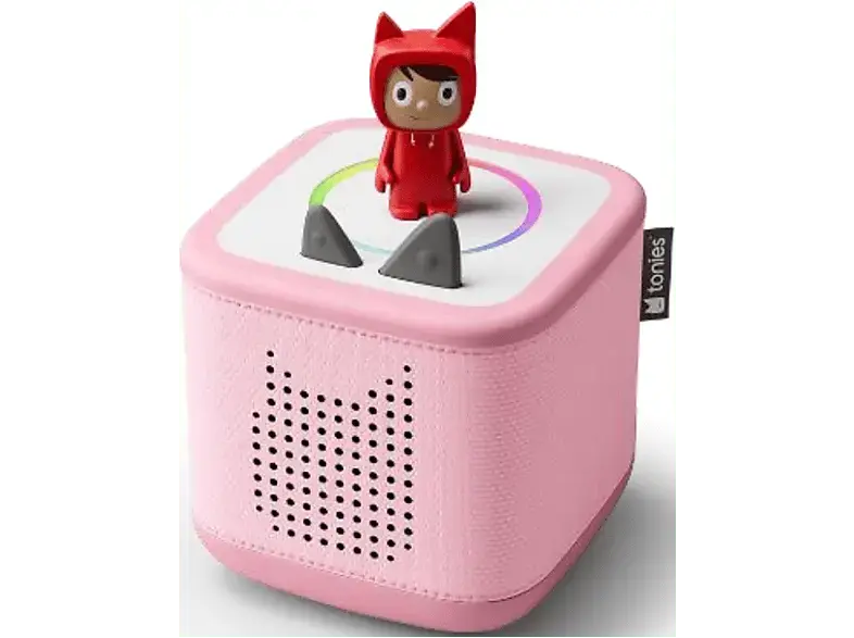 tonies Toniebox 2 Starter Set Rosa inkl. Kreativ-Tonie Figur; Starterset Lernspielzeug