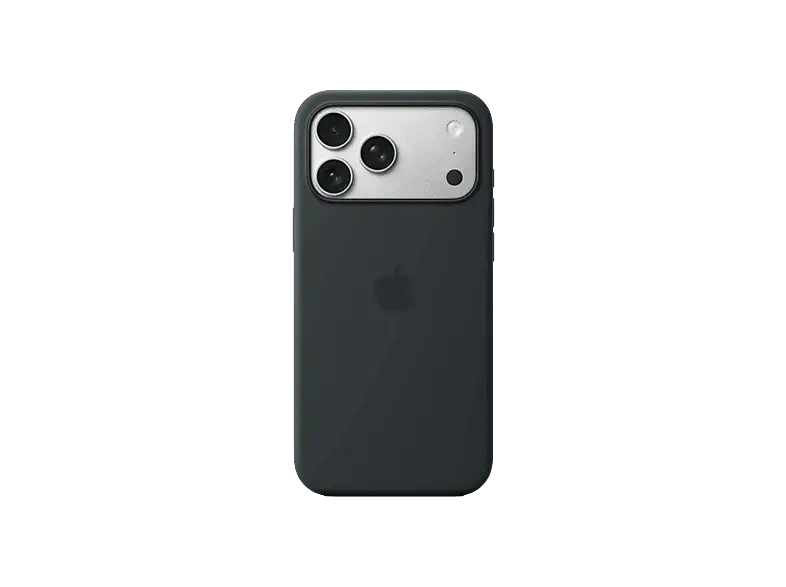 Apple Silikon Case mit MagSafe, Backcover, f&uuml;r Apple iPhone 17 Pro Max, Schwarz; Schutzh&uuml;lle