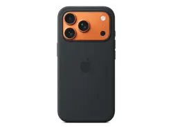 Apple Silikon Case mit MagSafe, Backcover, f&uuml;r Apple iPhone 17 Pro, Schwarz; Schutzh&uuml;lle