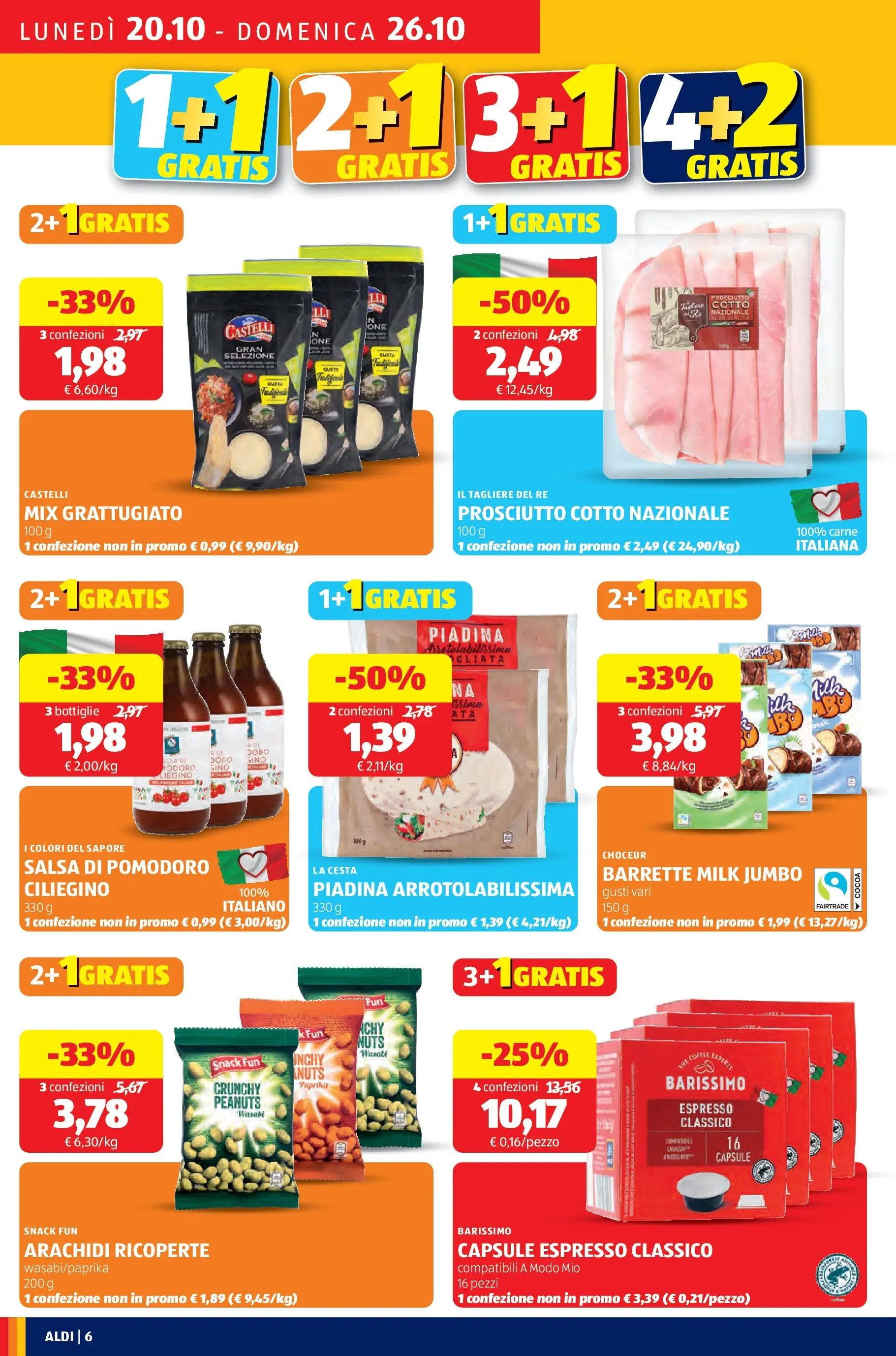 Nuovo Aldi - Questa settimana da ALDI... dal 19/10/2025 > offerte anteprima 🛍️ | Pagina: 6 | Prodotti: Salsa, Pomodoro, Piadina, Tagliere