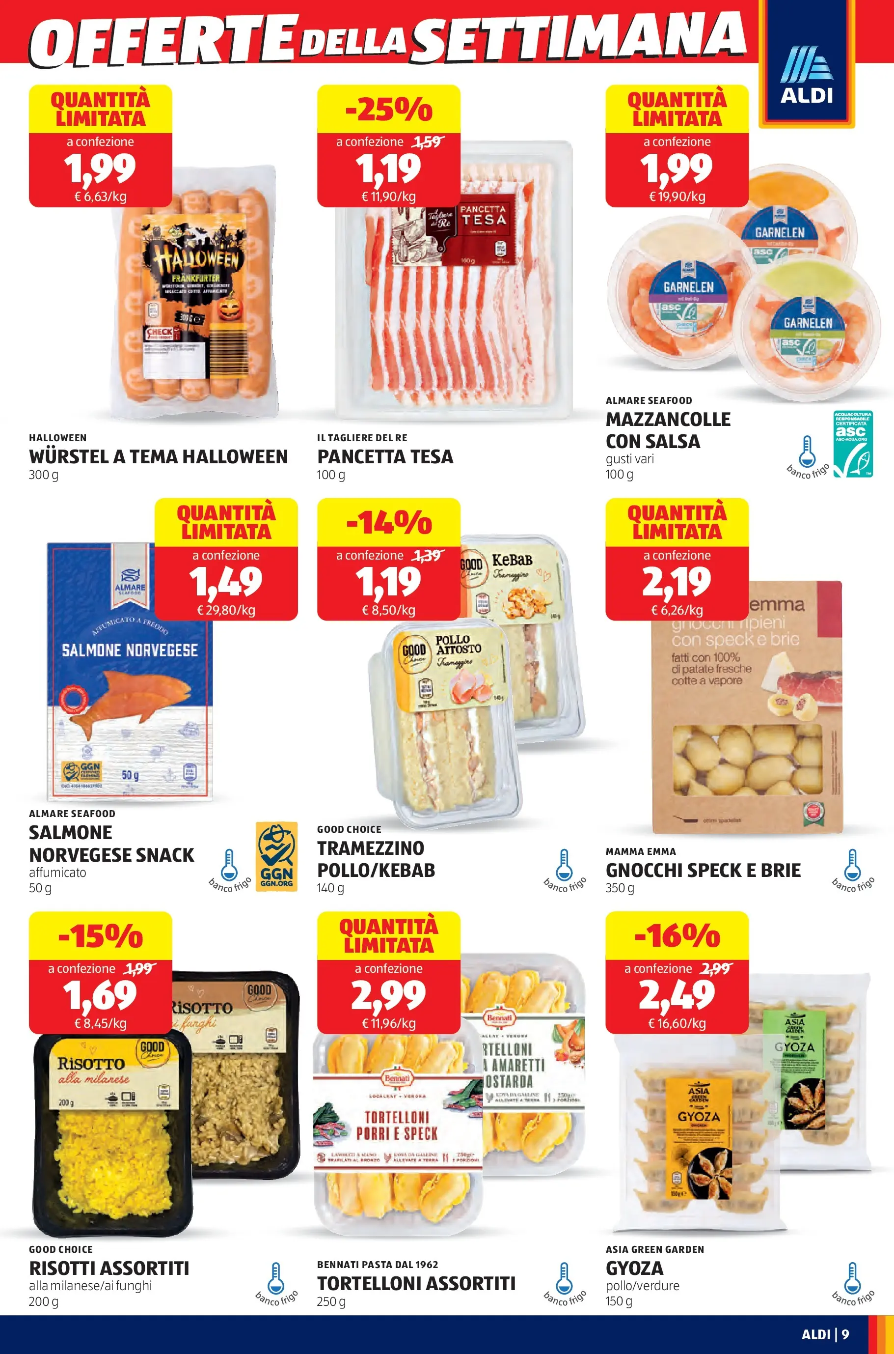 Nuovo Aldi - Questa settimana da ALDI... dal 19/10/2025 > offerte anteprima 🛍️ | Pagina: 9 | Prodotti: Patate, Pasta, Wurstel, Terra