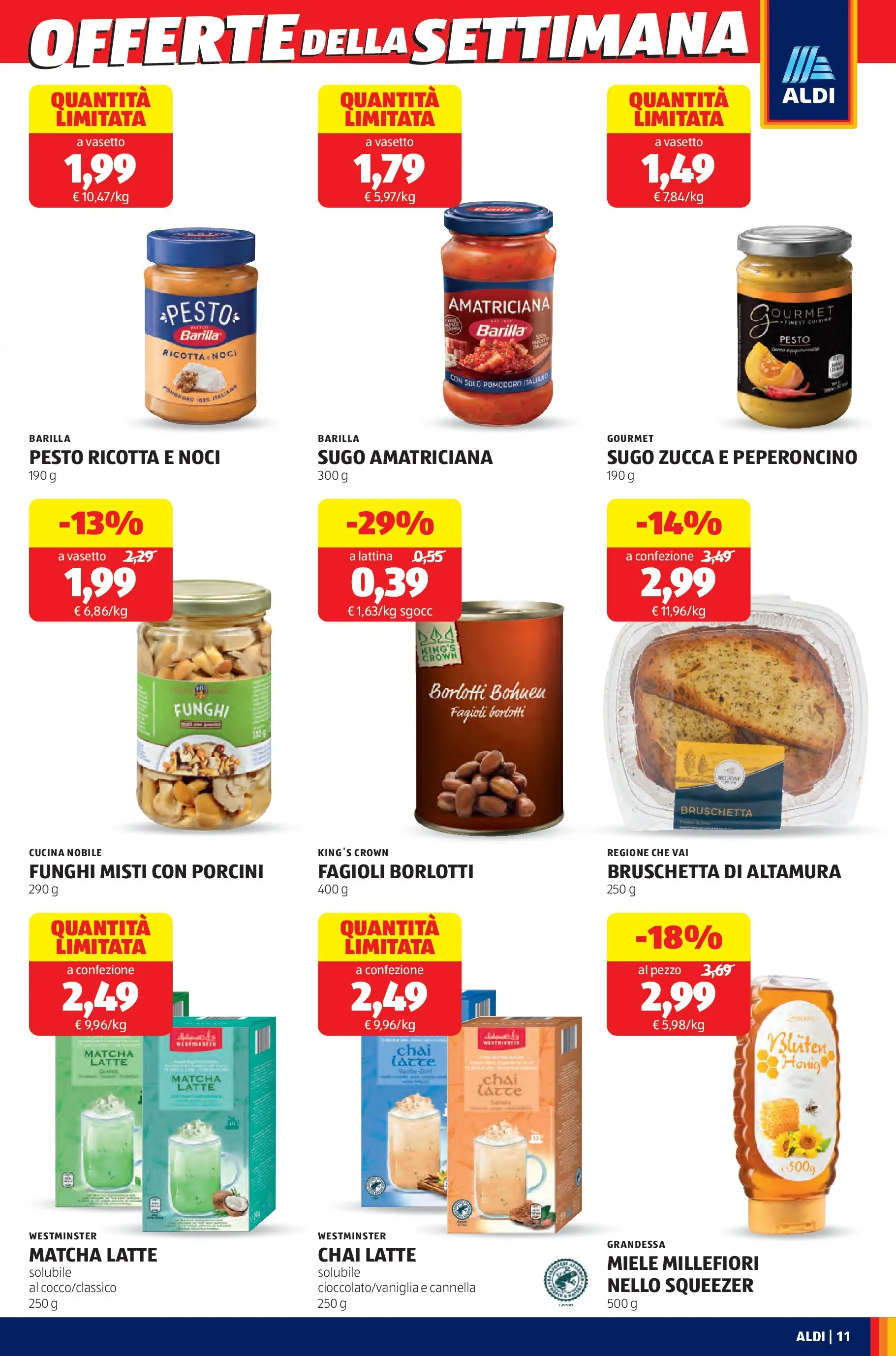 Nuovo Aldi - Questa settimana da ALDI... dal 19/10/2025 > offerte anteprima 🛍️ | Pagina: 11 | Prodotti: Pomodoro, Noci, Funghi, Miele