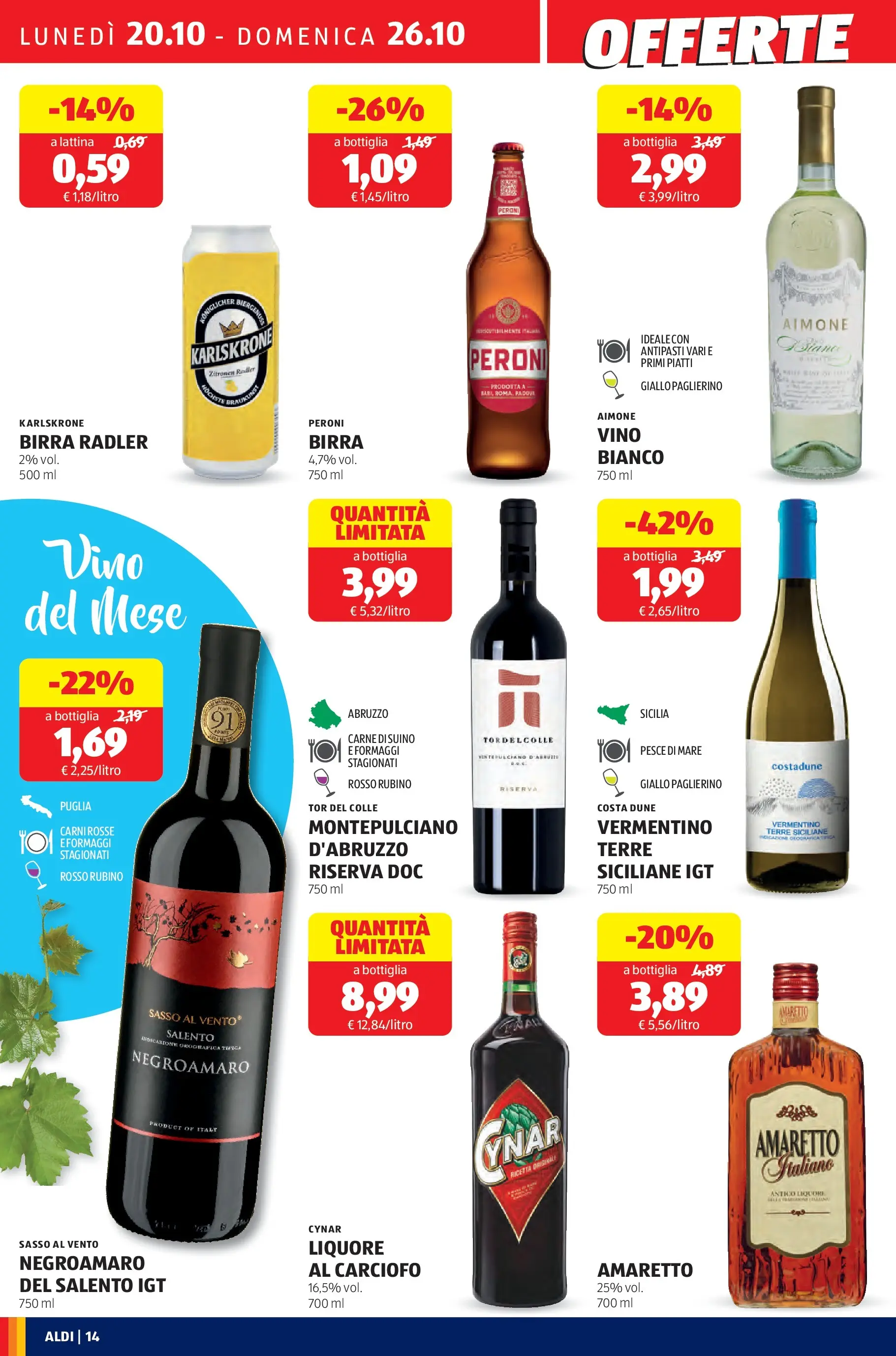 Nuovo Aldi - Questa settimana da ALDI... dal 19/10/2025 > offerte anteprima 🛍️ | Pagina: 14 | Prodotti: Pesce, Suino, Vino, Vino bianco