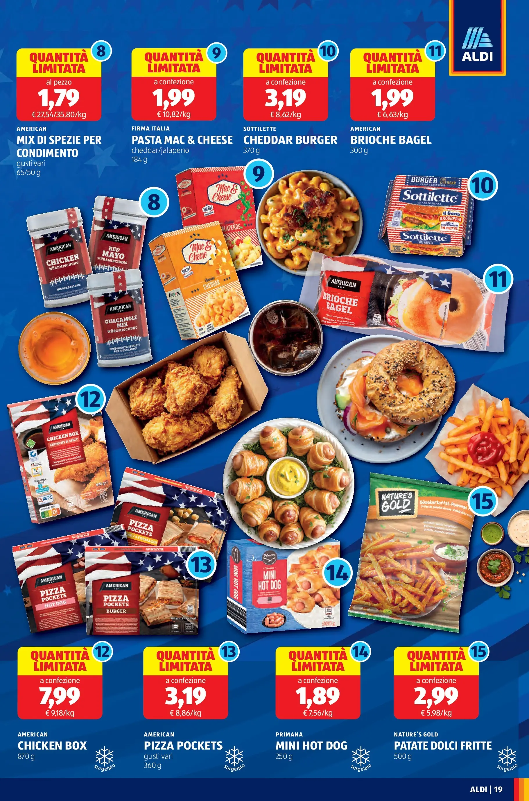 Nuovo Aldi - Questa settimana da ALDI... dal 19/10/2025 > offerte anteprima 🛍️ | Pagina: 19 | Prodotti: Pizza, Spezie, Patate, Pasta