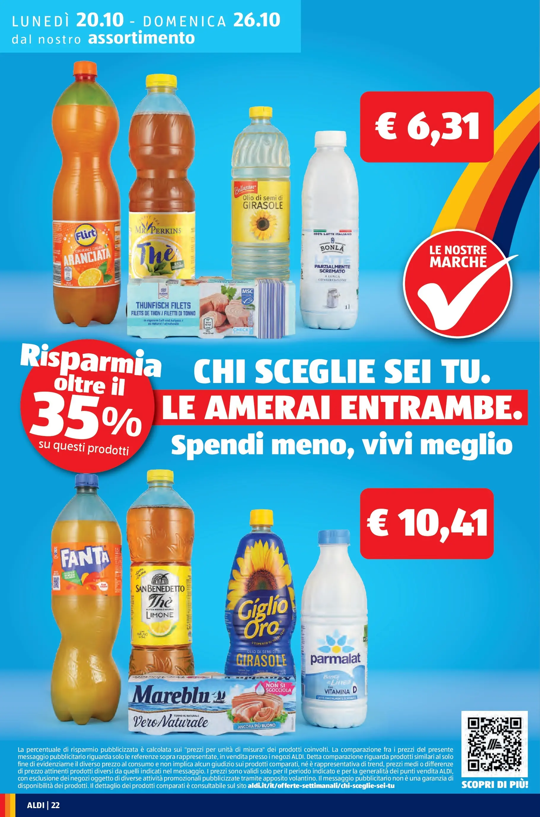 Nuovo Aldi - Questa settimana da ALDI... dal 19/10/2025 > offerte anteprima 🛍️ | Pagina: 22 | Prodotti: Latte, Olio, Tonno, Latte parzialmente scremato