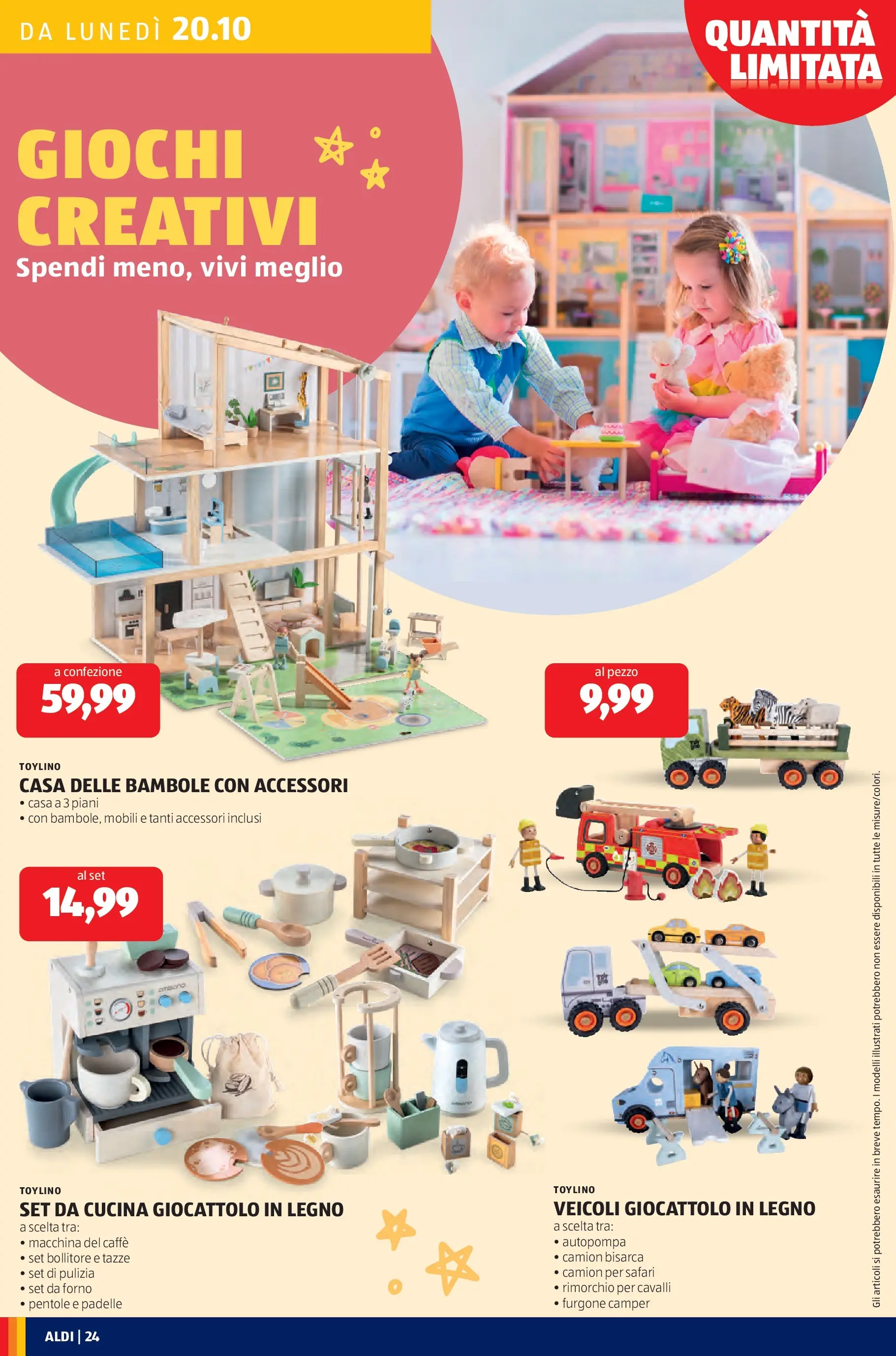 Nuovo Aldi - Questa settimana da ALDI... dal 19/10/2025 > offerte anteprima 🛍️ | Pagina: 24 | Prodotti: Caffè, Forno, Bollitore