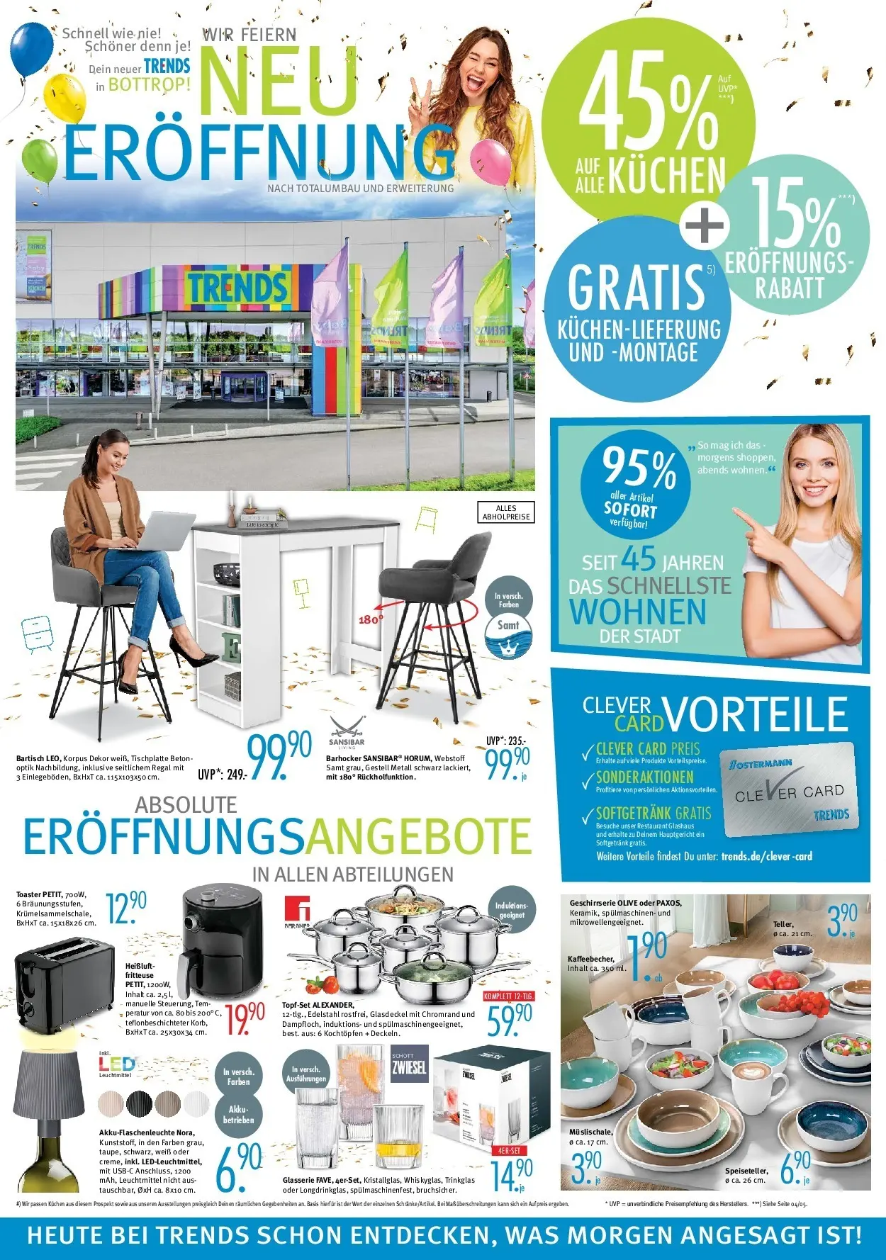 Trends - Ostermann Trends: Neue Möbel wirken Wunder. (ab 24.10.2025) zum Blättern | Seite: 2 | Produkte: Berliner, Toaster, Fritteuse, Kuchen