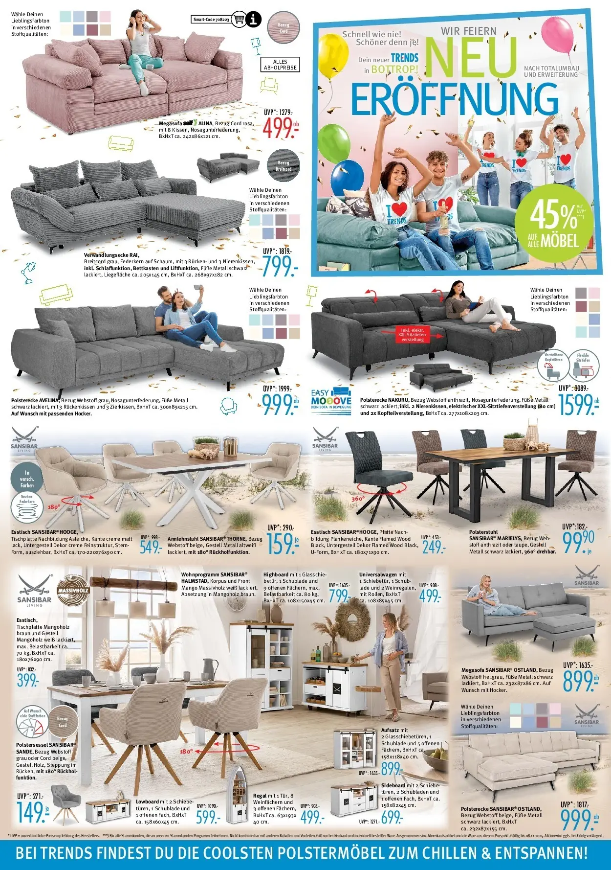 Trends - Ostermann Trends: Neue Möbel wirken Wunder. (ab 24.10.2025) zum Blättern | Seite: 4 | Produkte: Sideboard, Lowboard, HIghboard, Esstisch