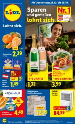 Lidl Flugblatt - Jenbach, Eferding, Dornbirn ab 23.10.2025 gültig