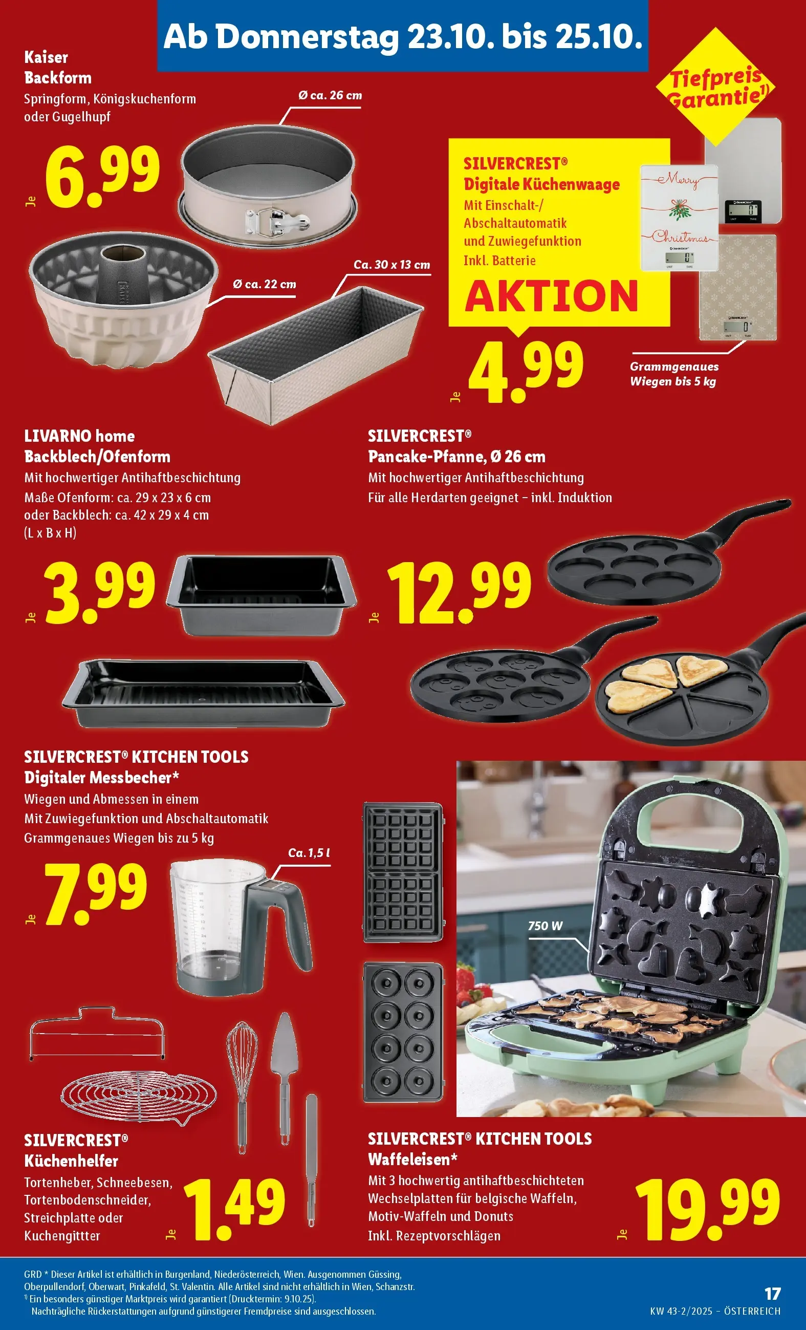 Lidl Flugblatt - Wien, Langenzersdorf, Zwettl ab 23.10.2025 - Angebote ab donnerstag | Seite: 23 | Produkte: Batterie