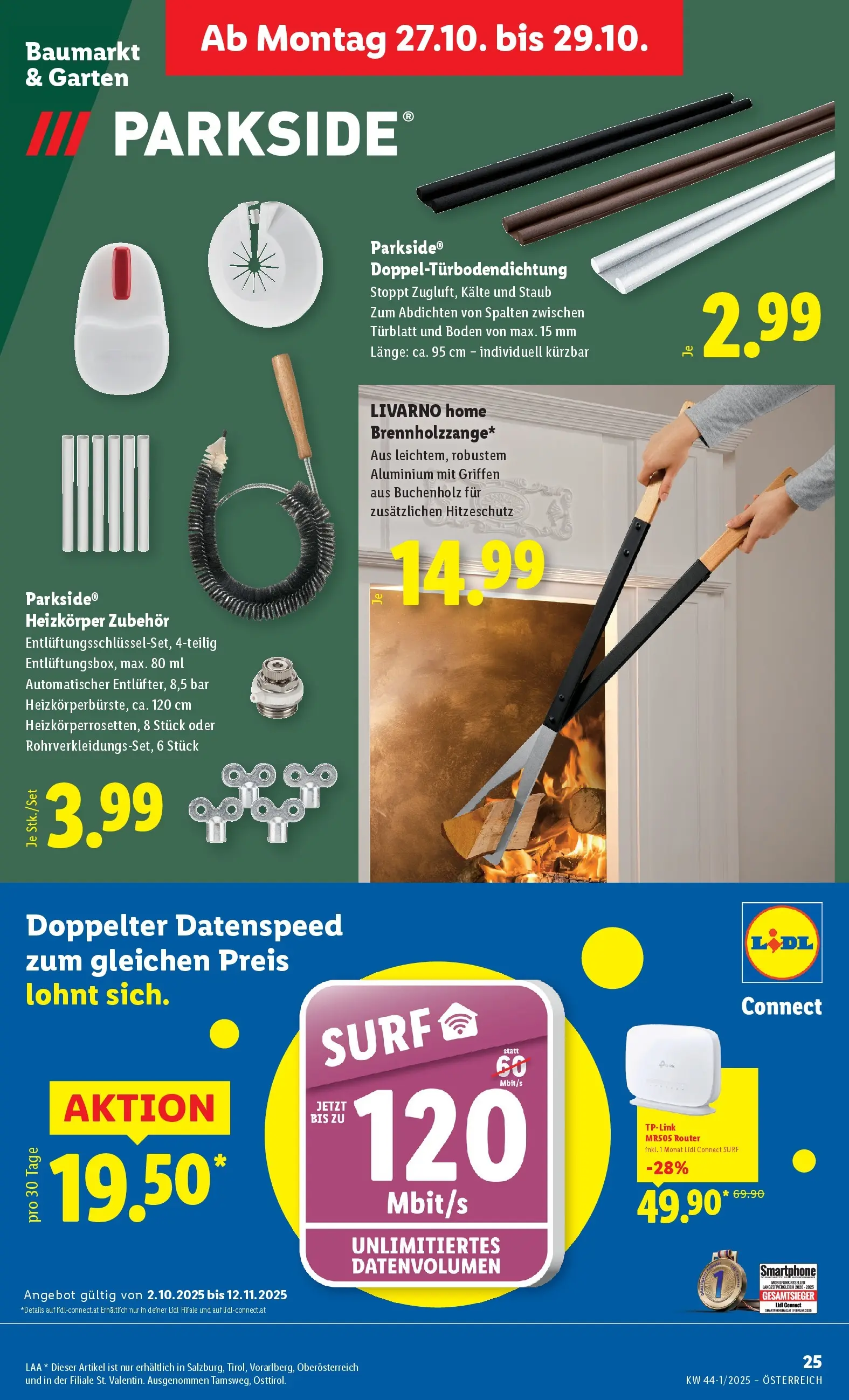 Lidl Flugblatt - Jenbach, Eferding, Dornbirn ab 23.10.2025 - Angebote ab donnerstag | Seite: 31 | Produkte: Smartphone, Heizkörper