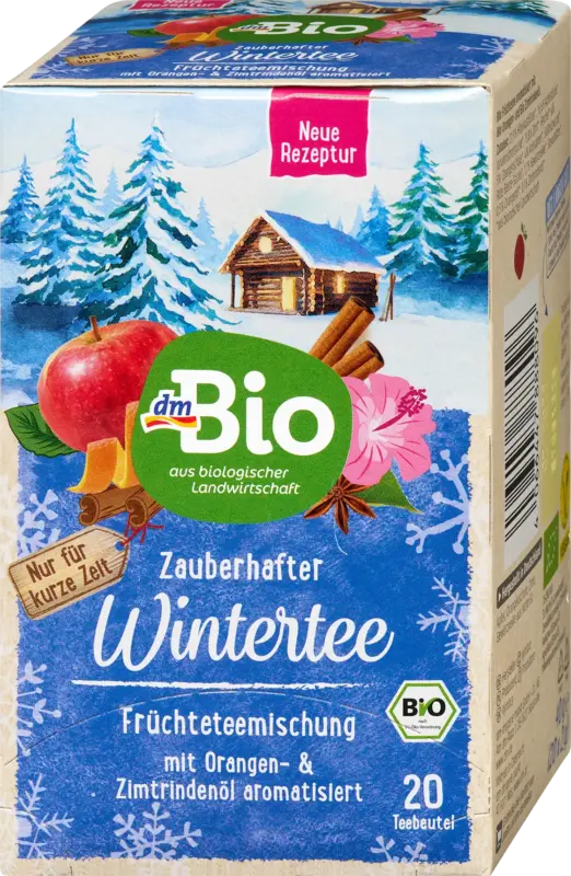dmBio Früchtetee "Zauberhafter Wintertee" (20 Beutel)