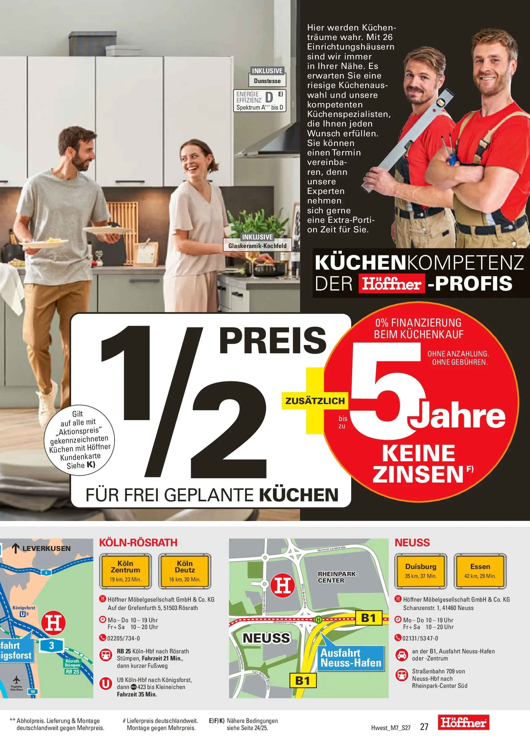 Höffner - Höffner: Möbelangebote (ab 14.10.2025) zum Blättern | Seite: 27 | Produkte: Kuchen, Uhr