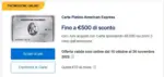 American Express Promozione online - al 26.11.2025
