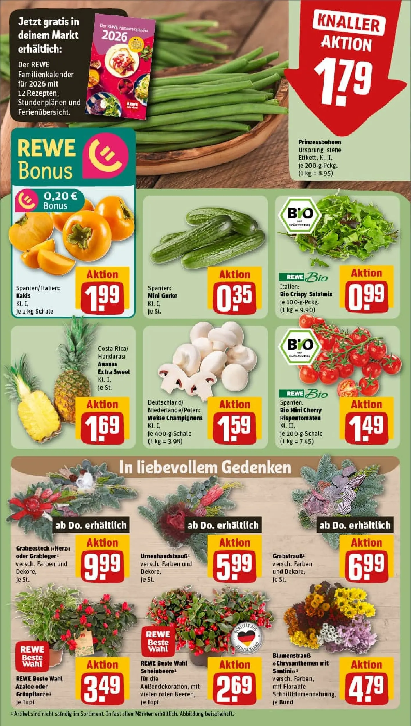 REWE Prospekt ab 19.10.2025 zum Blättern » Angebote | Seite: 9 | Produkte: Ananas, Champignons