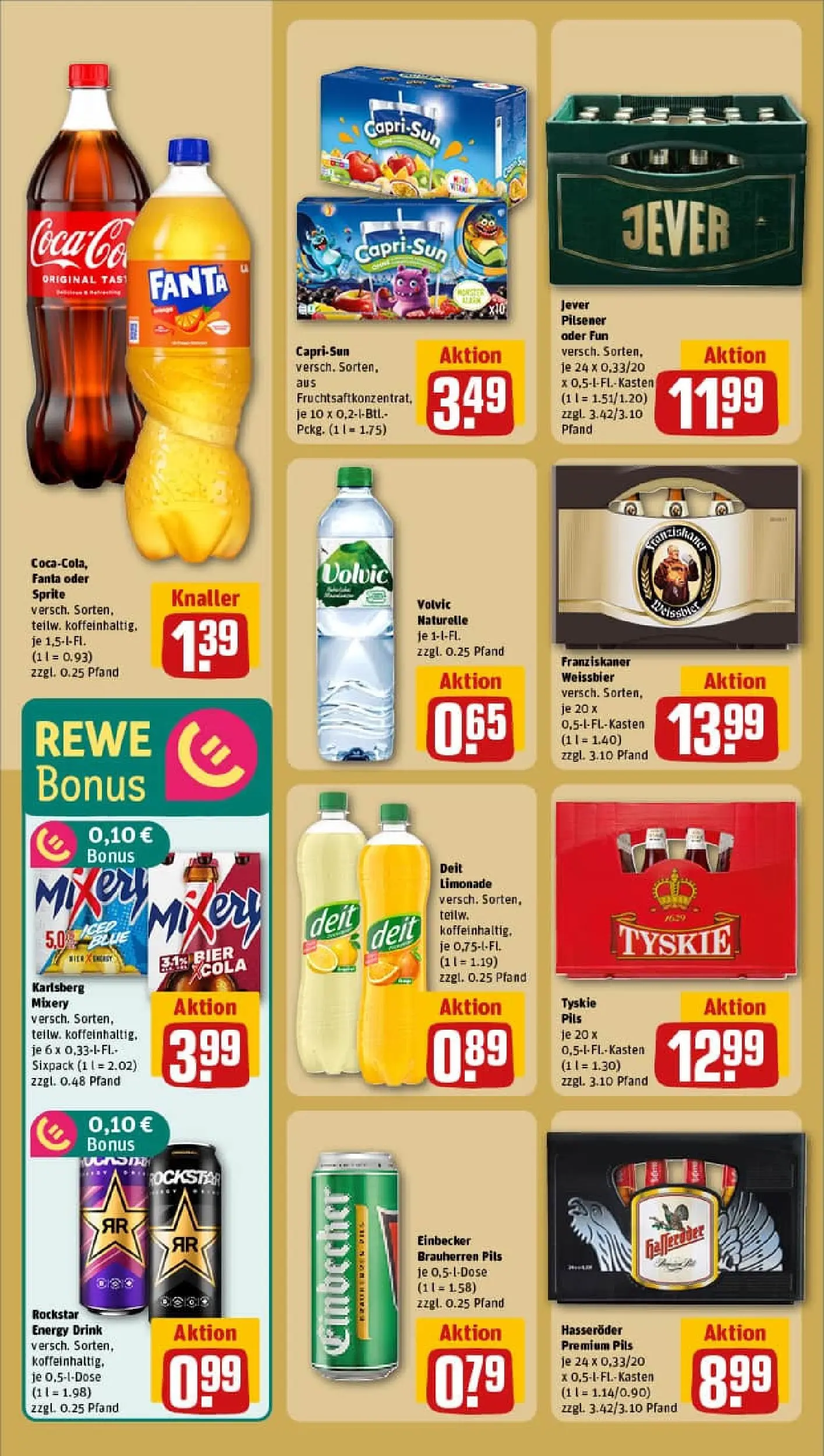 REWE Prospekt ab 19.10.2025 zum Blättern » Angebote | Seite: 18 | Produkte: Tyskie, Weißbier, Pils, Jever