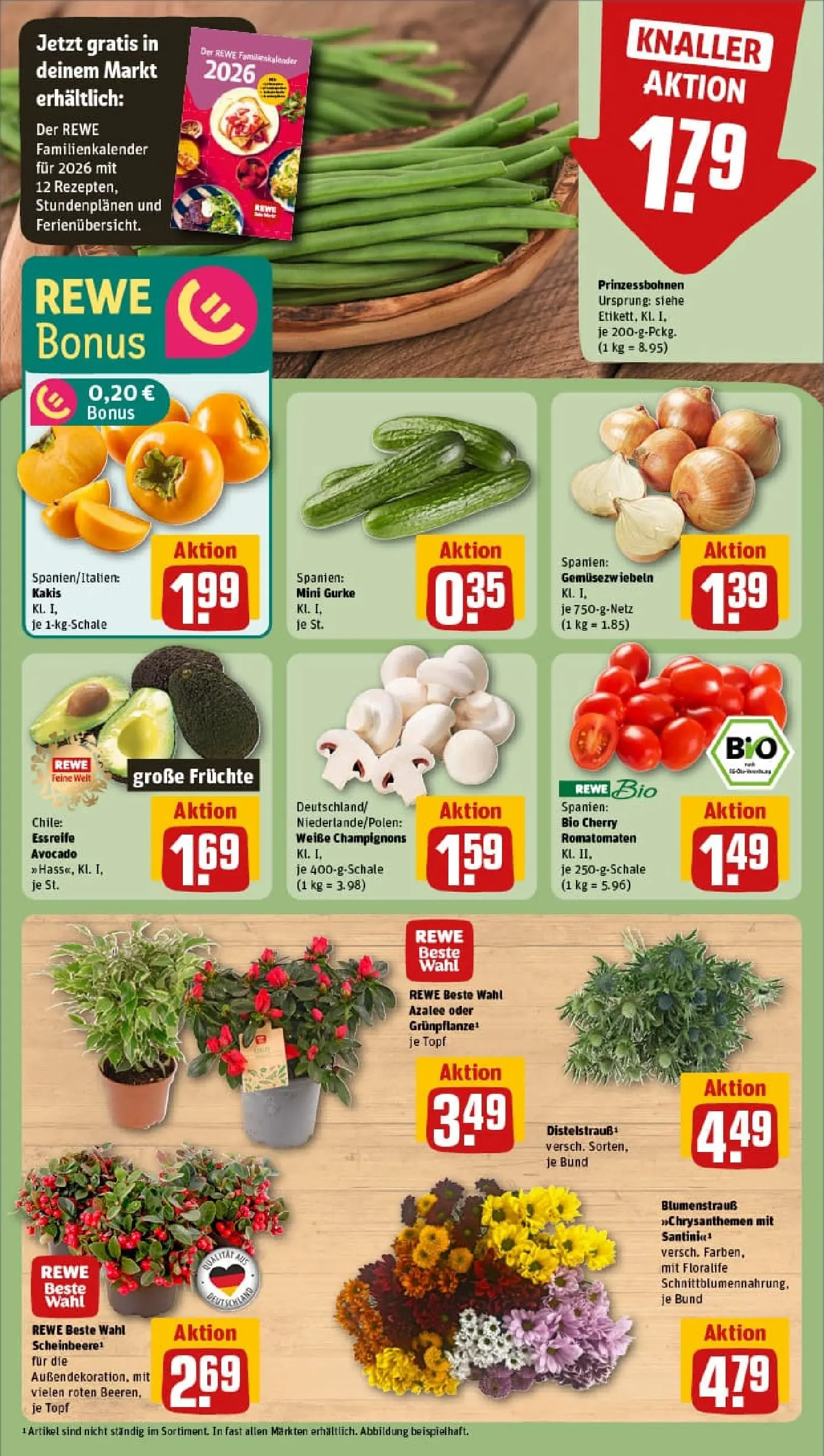 REWE Prospekt ab 19.10.2025 zum Blättern » Angebote | Seite: 9 | Produkte: Avocado, Champignons