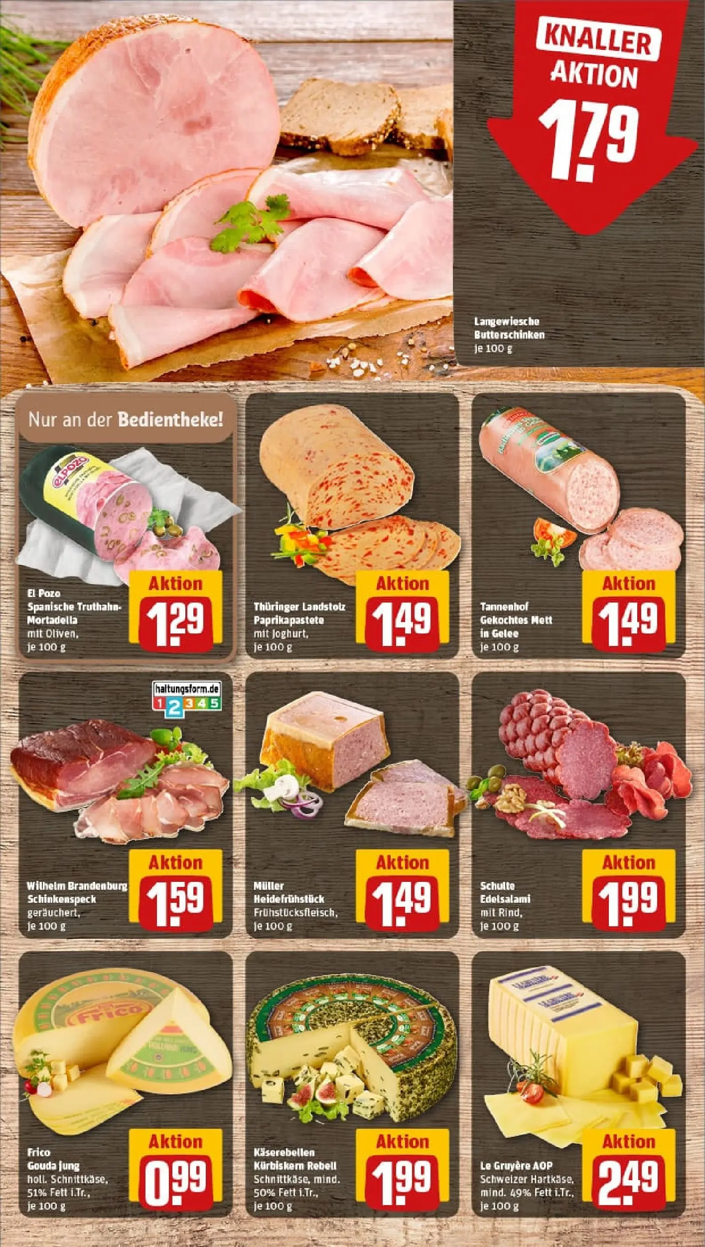 REWE Prospekt ab 19.10.2025 zum Blättern » Angebote | Seite: 11 | Produkte: Gouda, Paprika, Salami