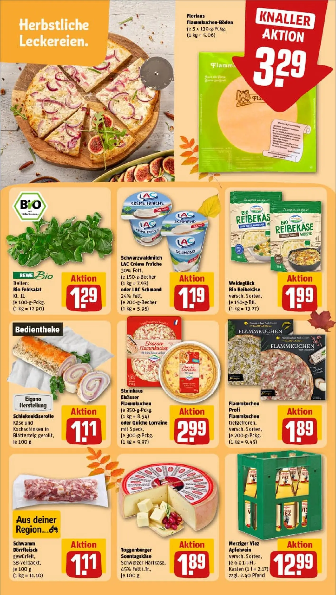 REWE Prospekt ab 19.10.2025 zum Blättern » Angebote | Seite: 21 | Produkte: Käse, Creme, Reibekase