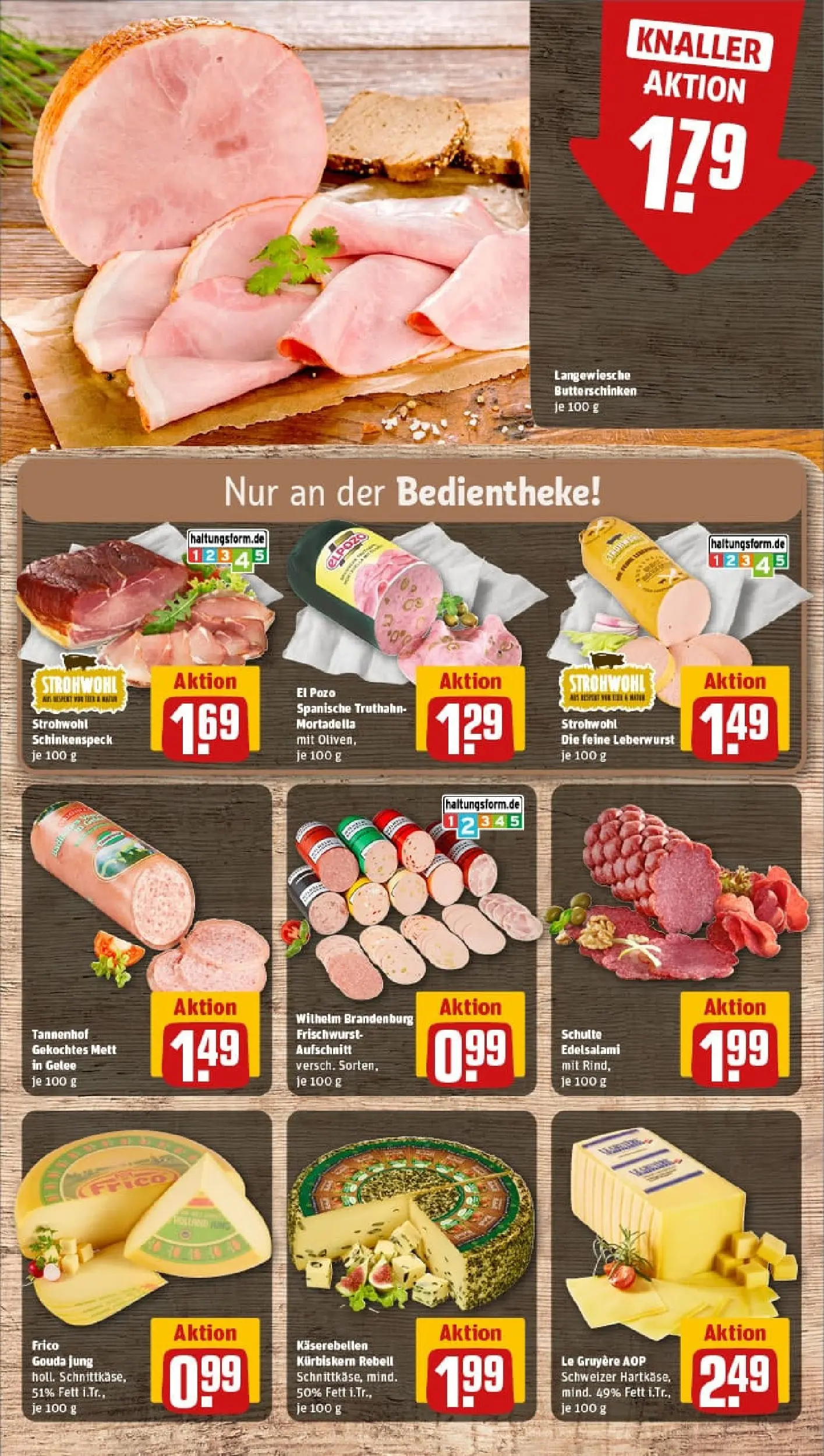 REWE Prospekt ab 19.10.2025 zum Blättern » Angebote | Seite: 11 | Produkte: Gouda, Salami
