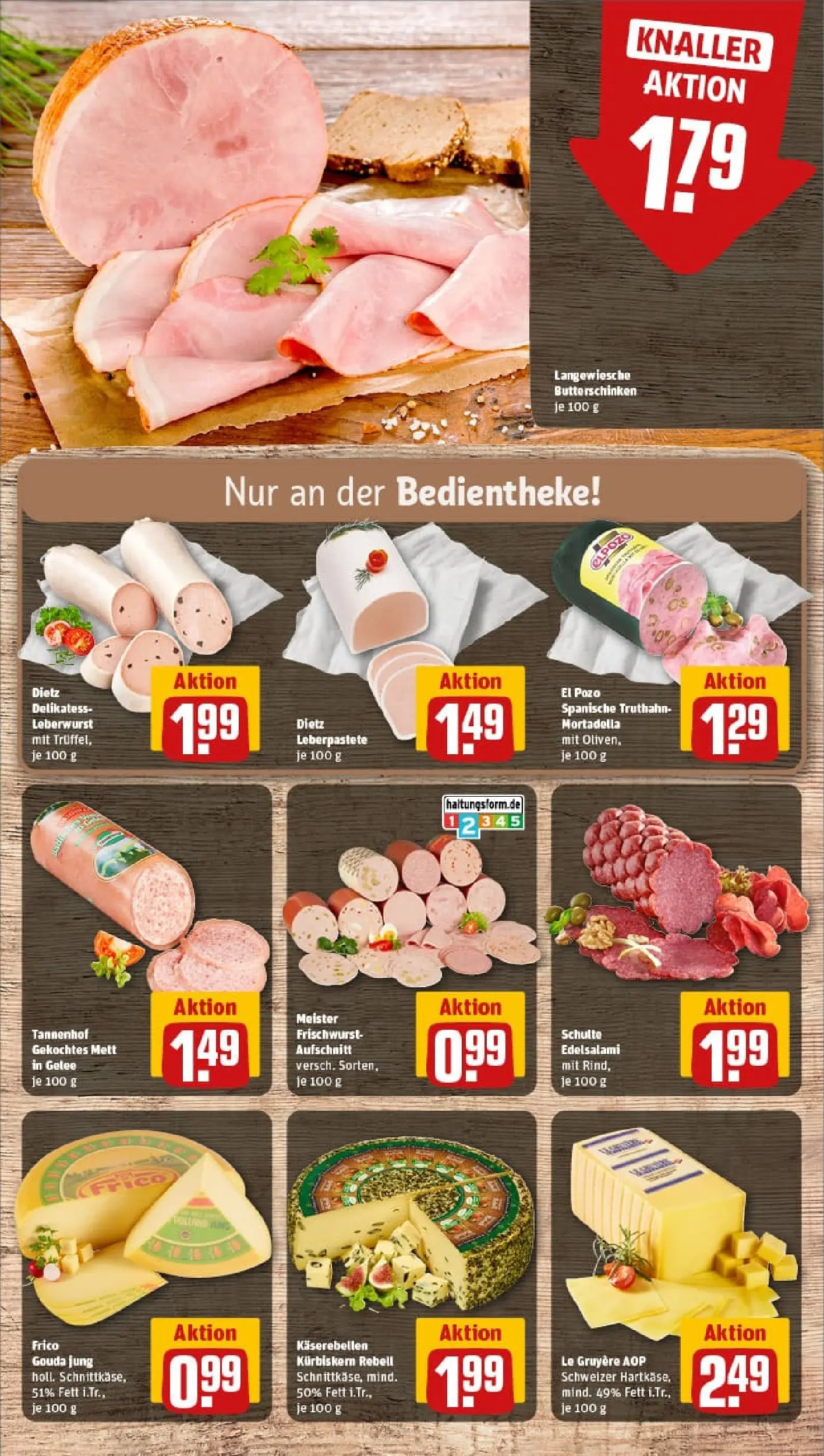 REWE Prospekt ab 19.10.2025 zum Blättern » Angebote | Seite: 11 | Produkte: Gouda, Salami