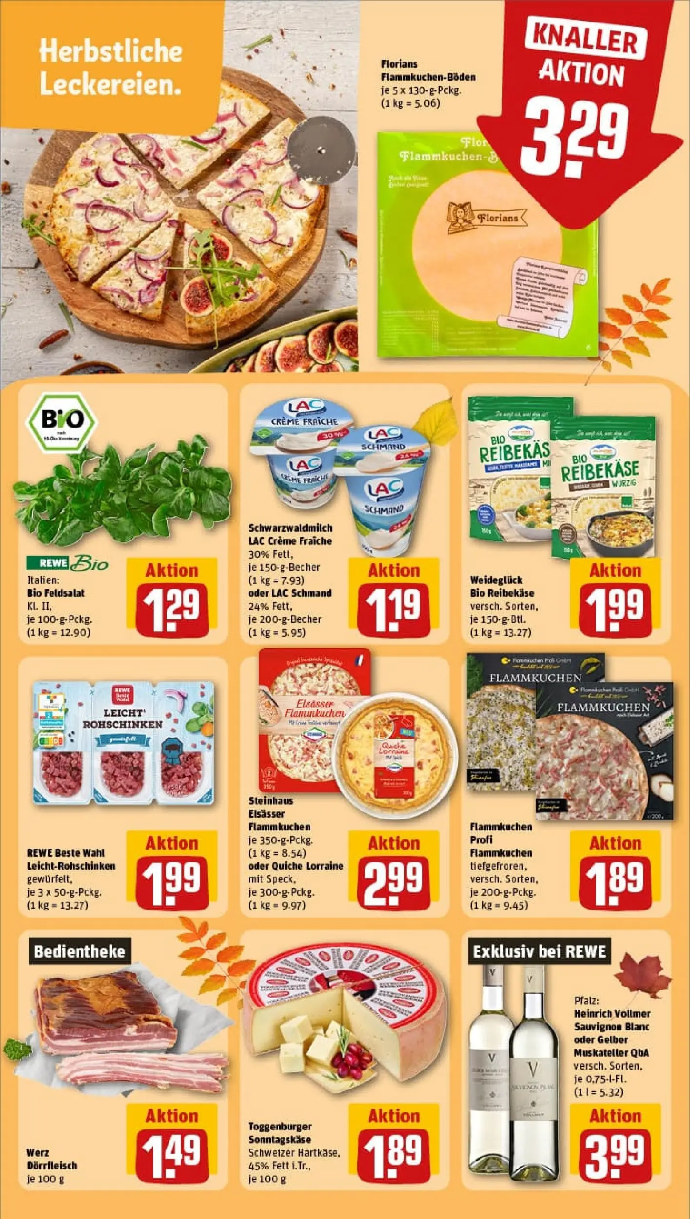 REWE Prospekt ab 19.10.2025 zum Blättern » Angebote | Seite: 21 | Produkte: Creme, Reibekase